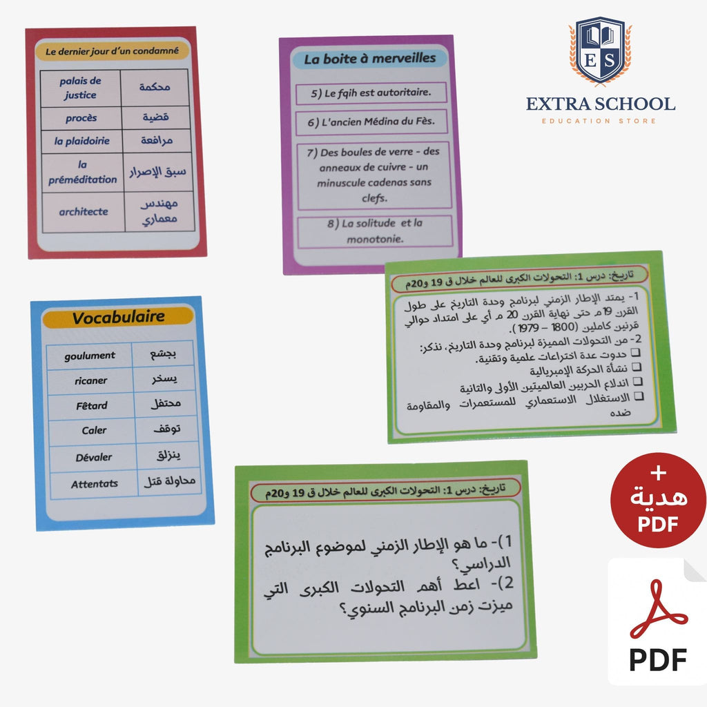 Pack Premium 1BAC – Français + HG (+ PDF Bonus)